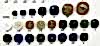 800 Giraffe Urea Resin 4-hole Button With Edging