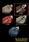 5-N-E-MR WALDES® Vintage Zipper , Nickel Silver , Size 5, Polyester Tape, Two Way Separator