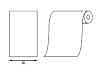 41387 PE Free Roll Cover, Width 600mm X 1600m
