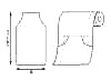 41804 PE Gusseted Roll Cover Width 480/580mm X 1100mm