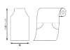41926 PE Flat Roll Cover Width 500mm X 800mm
