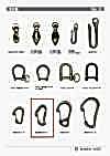 D-C-METAL-CARABINER Deformed Cast Carabiner