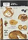 KTS6817 Linen Linen Canvas Bread Sweets Print