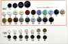 642 Giraffe Urea Resin 2-Hole Rimless Buttons (Matte)