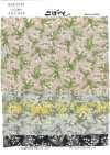 KTS7135 Broadcloth With Small Floral And Cat Print