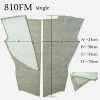 810FM Pre-cut Haircloth Interlining(Half Core)