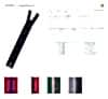 5VT10MVMR Vislon AquaGuard® Water Repellent Zipper Silver Size 5 Two Way Separator