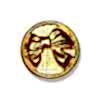 DM2221 Cast Circular Ring Half-ring Shank Button