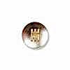 ML-17 Italy Metal Button Gold Color
