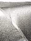 S-985 Yamanashi Fujiyoshida Moss Stitch Pattern Formal Textile Light Gray
