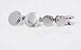 CU925-3G EXCY LEGEND Sterling Silver Cuffs & Stud Set Steer