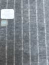 55CN5507 CANONICO JERSEY WORSTED FLANNEL GRAY CHALK STRIPE