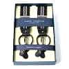AT-2266-BK Albert Thurston Suspenders Striped 35MM Black