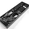 SR-203 Japanese Suspenders Hanging Strap Type Y Type Striped Black