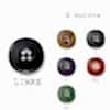 リンクス Highest Quality Precious Stone Buttons Precious Stone Buttons Wrapped In Polyester